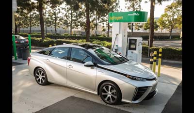 Toyota Mirai Hydrogen fuel cell - Enter production 2015 2